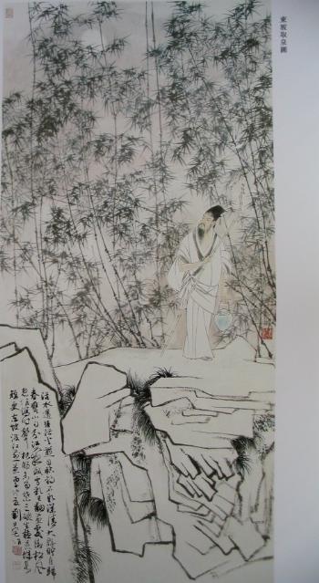 刘旦宅的《东坡取泉图》