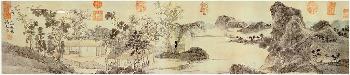 明代文征明的《林榭煎茶图》