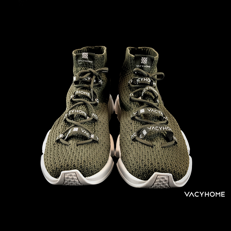 VACYHOME 超轻慢跑袜子鞋 军绿