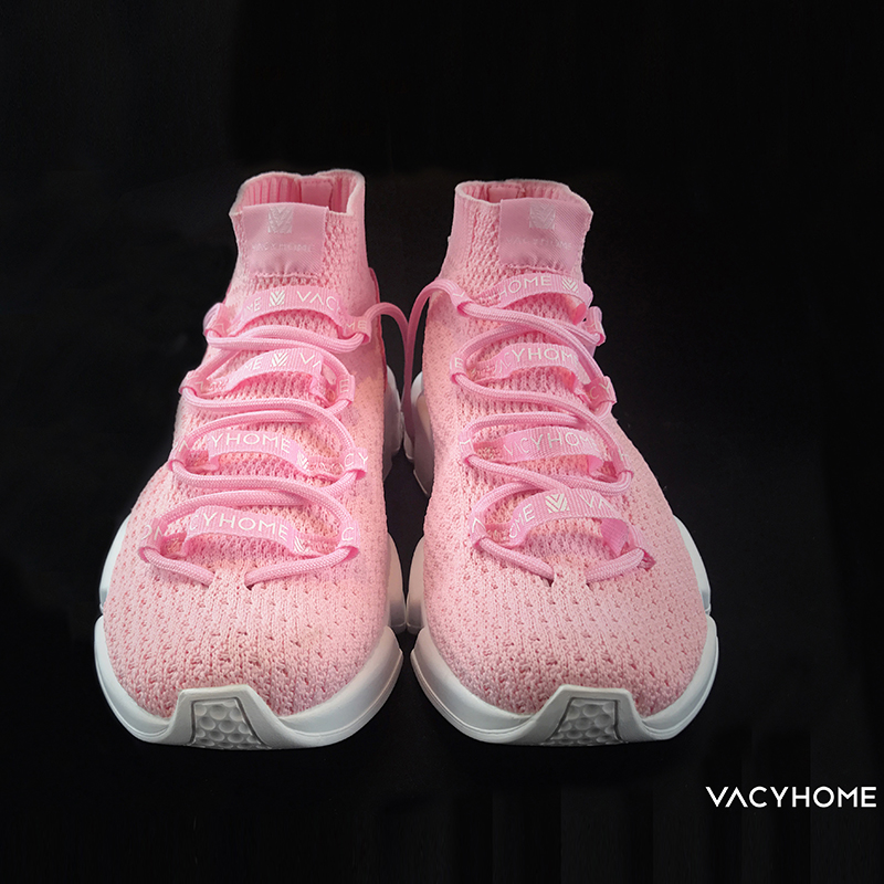 VACYHOME 超轻慢跑袜子鞋 粉色  
