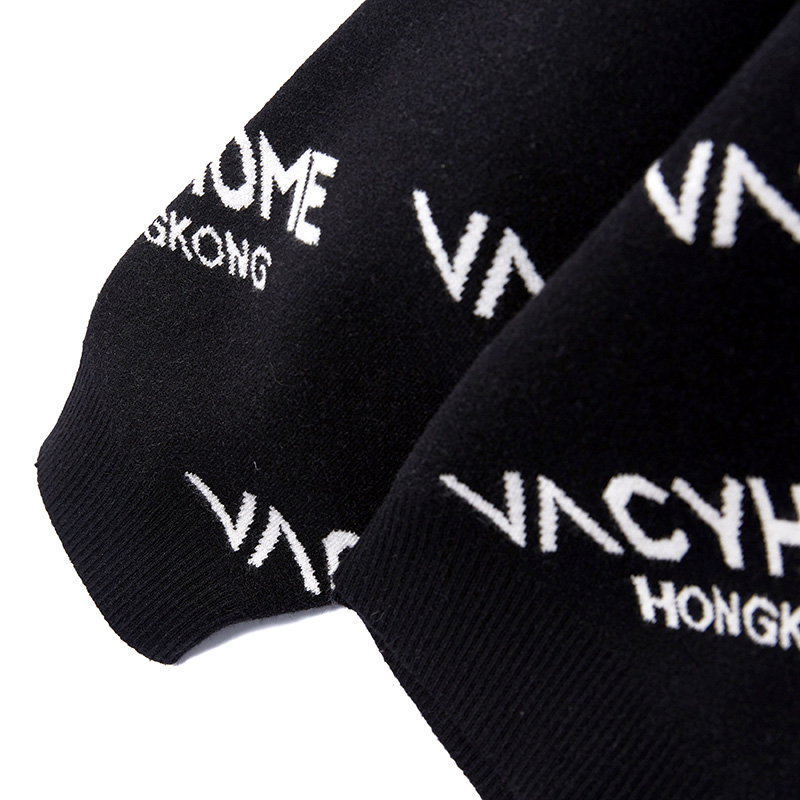 vacyhome 字母星星双拼毛衣