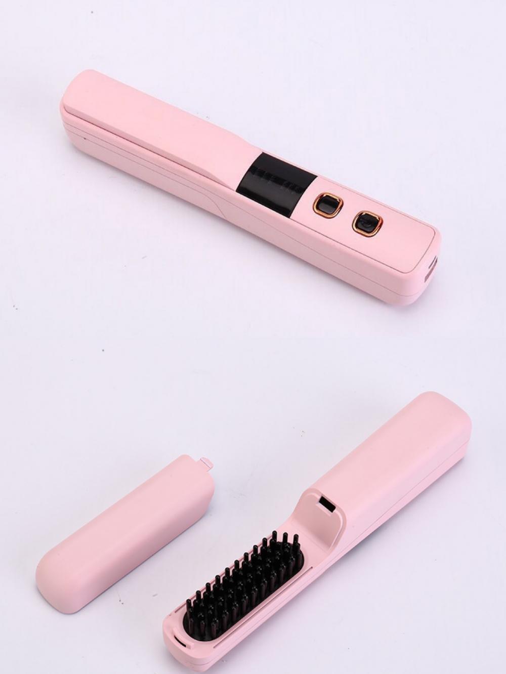 Cordless Rechargeable Hair Straightening Comb