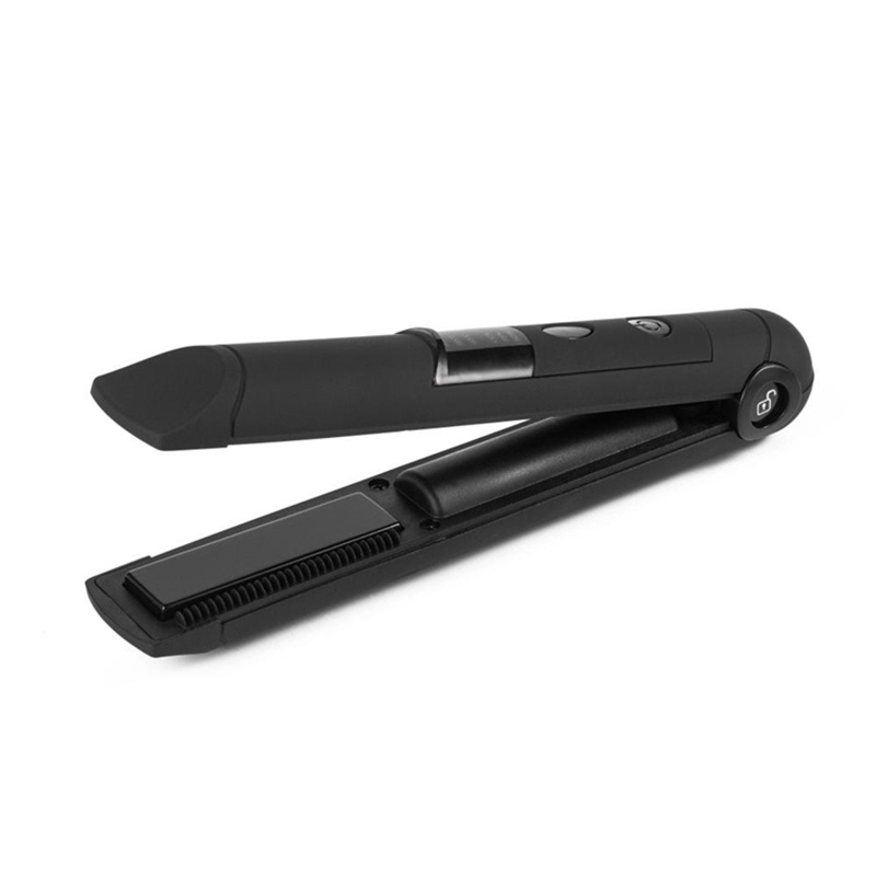 Rechargeable portable hair straightener