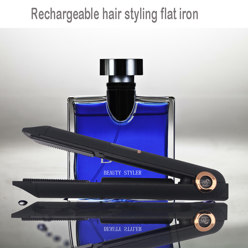 rechargeable hair styling straightener