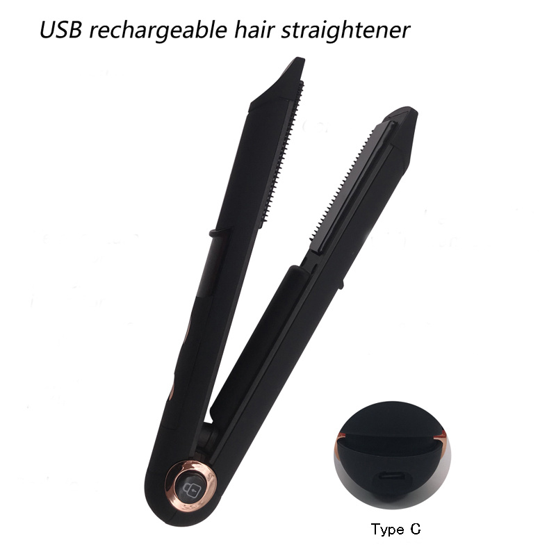 2-in-One Flat Iron with rechargeable battery