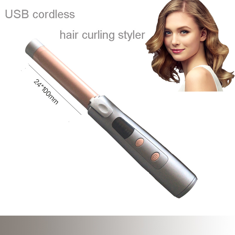  traveling cordless hair curling tongs